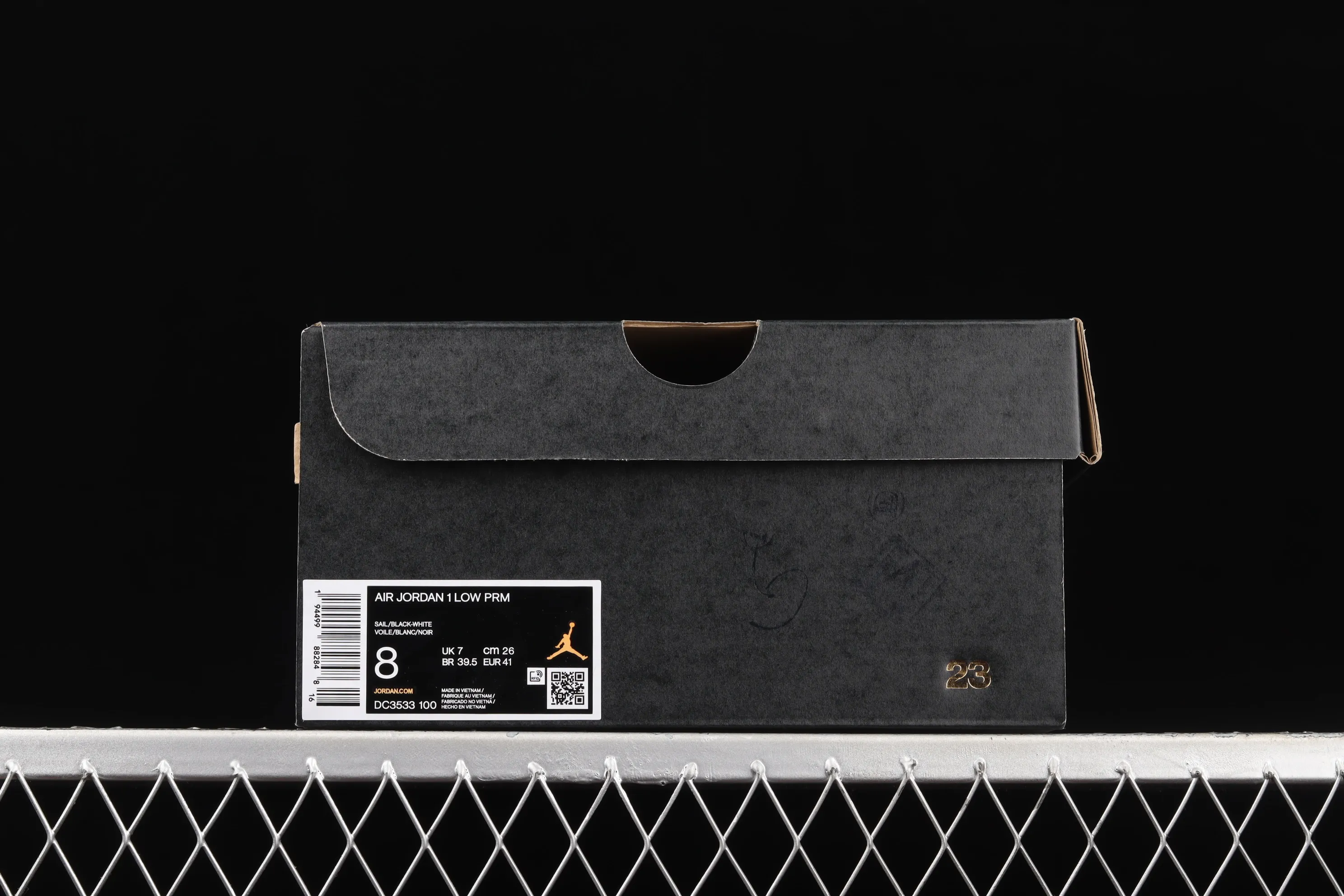 All categories Air Jordan Jordan series basketball shoes Air Jordan 1 Low G version pure original Air Jordan 1 Low AJ1 Joe 1 white and black canvas stitching low-top cultural leisure sports shoes DC3533-100